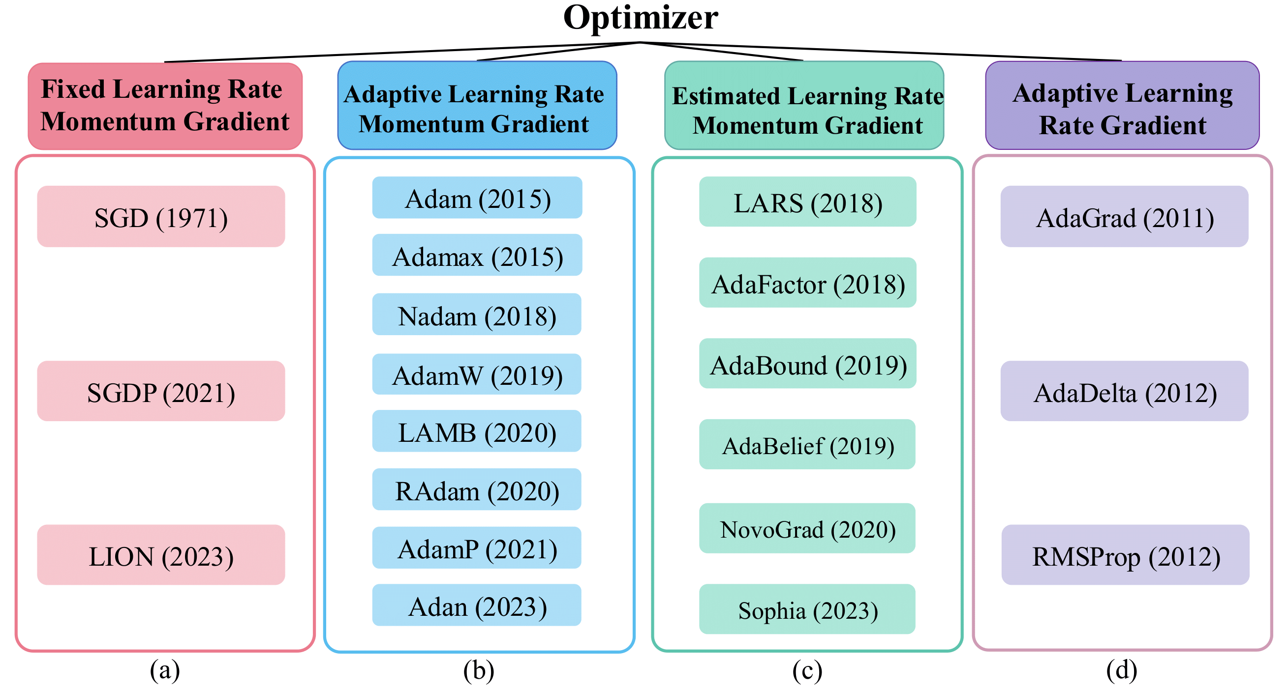 General Algorithm of Optimizer for DNNs